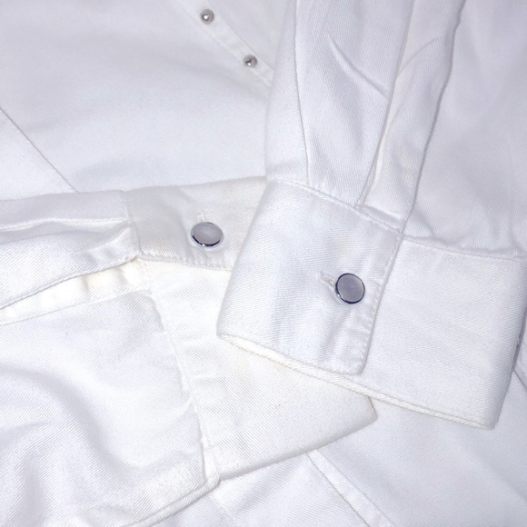 Adobe Rose size large white country western shirt - Picture 5 of 5